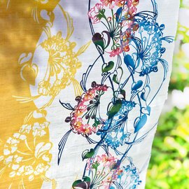 KARAFURU｜GW限定｜沖縄 紅型×日本刺繍のブローチ｜5月下旬発送