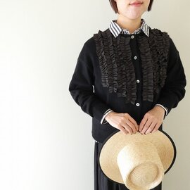 mao made|ディヘアアンゴラフリルクルーネックカーディガン(551135)