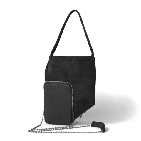 ED ROBERT JUDSON|ED ROBERT JUDSON PARALLEL - MAGIC PURSE BAG_S 【CROCO GRAIN BLACK】
