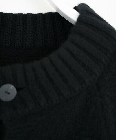 VU｜zigzag knit cardigan vu-a22-k18[BLACK]