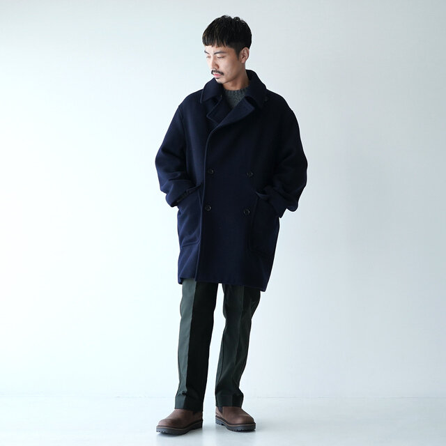 モデル:173cm / 58kg
color : mocha / size : 41(26.5cm)