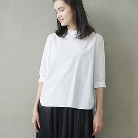 Mochi｜gather blouse [ms02-sh-05/white]