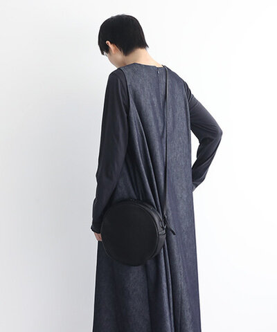 Mochi｜circle shoulder bag [ma-pro-10/black]
