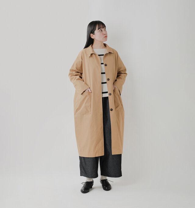 model saku:163cm / 43kg
color : beige / size : F