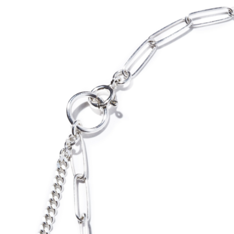 quip queint｜two chain necklace　シルバー925　ネックレス　ユニセックス
