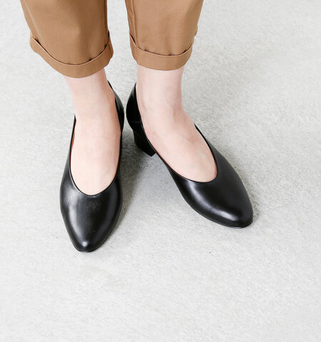 atelier brugge|aranciato別注 チャンキーヒールパンプス 1154a-rf