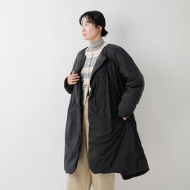 F/CE.×NANGA|エフライト カラーレス ロング ダウン コート “FT NEW COLLARLESS LONG COAT” fna09252w0001 ナンガ