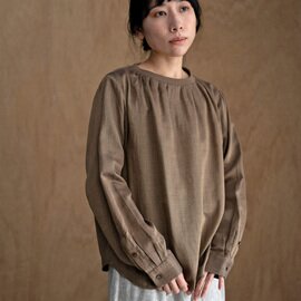 hatsutoki｜w-face ロングティーブラウス(ブラス) | Tシャツのようなブラウス