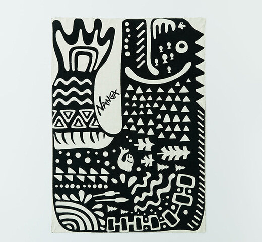 NANGA|NANGA ナンガ ANCIENT FISH COTTON BLANKET S/エイシェントフィッシュコットンブランケットS