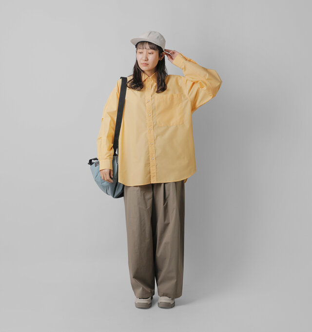 model mayuko：168cm / 55kg 
color : yellow / size : F