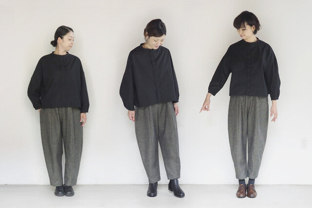 左から 155cm/162cm/172cm