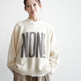 ichi|シェットランドウールワイドプルオーバー 250468