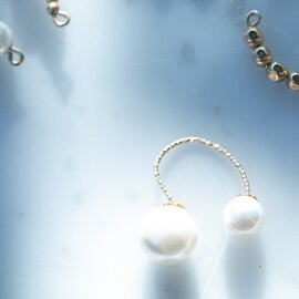 Ouca|貝パール+14KGFツイストワイヤー