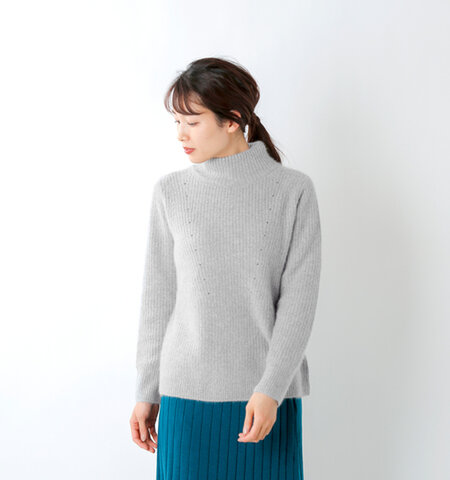 NOMBRE IMPAIR|フォックスウール混タートルネックプルオーバー 01-1-07-204-0-2-yn