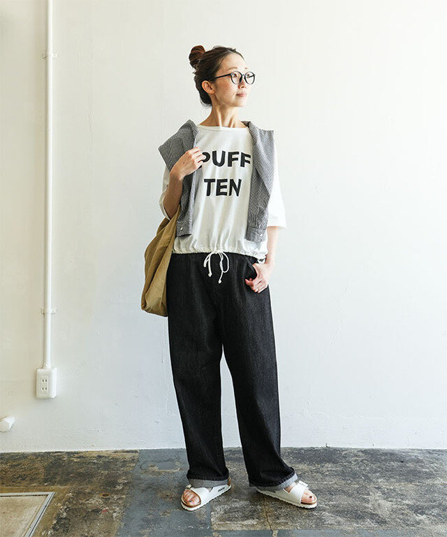 身長:164cm /24 ブラック/着用サイズ:S