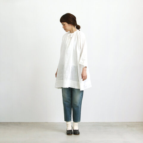 UNIVERSAL TISSU|フレンチリネン monastery uniform shirt