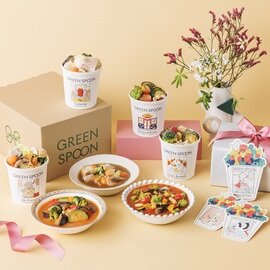 GREEN SPOON｜【4食／カップ】ごろごろ野菜スープ　ギフトセット　（BOX入り）