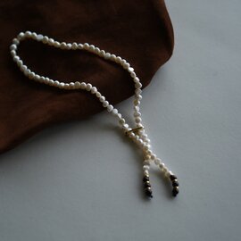 EO|パール オニキス ネックレス アクセサリー Pearl Onyx Necklace EO26AW-47 イオ