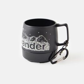 and wander│カラビナ付断熱カップ”and wander DINEX” 574-2977172-ms アンドワンダー/アウトドア/キャンプ