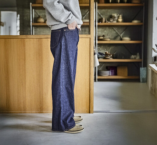 orSlow|orslow オアスロウ 01-2021W-81 WIDE FLARE DENIM ONE WASH ワイドフレアーデニムジーンズ ワンウォッシュ