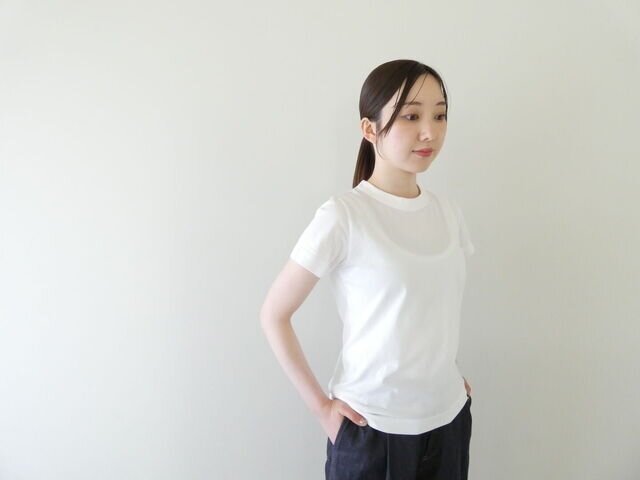 homspun|天竺半袖Tシャツ サラシ(6271)ホームスパン【メール便対象】