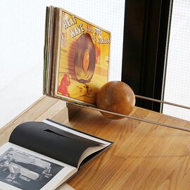 HERE by DETAIL|Slope Book End Silver スロープブックエンド シルバー