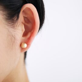 Kathleen Whitaker｜14ktゴールドミディアムピアス“Ball Earring medium”(片耳) p-bl-02-mm ギフト 贈り物