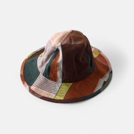 orSlow｜コットン リネン オリジナル チェック メトロ ハット 帽子 03-033-yo