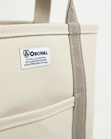 ORCIVAL｜ハンプ トート バッグ スモール コットン キャンバス OR-H0285 KWC オーシバル/オーチバル 