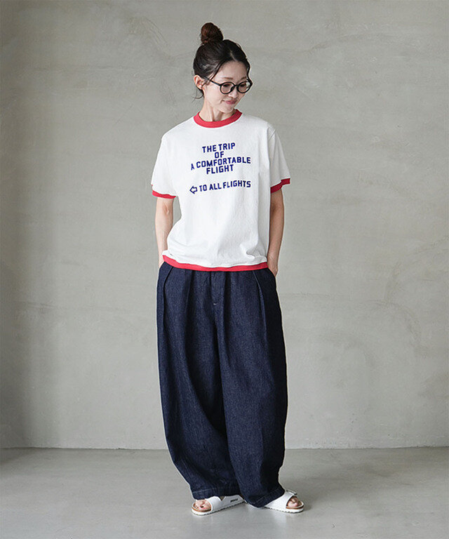 身長:164cm / カラー:off white×red / サイズ:FREE