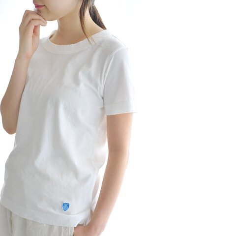 ORCIVAL|コットン天竺クルーネック半袖Tシャツ・rc-6919 オーシバル/オーチバル