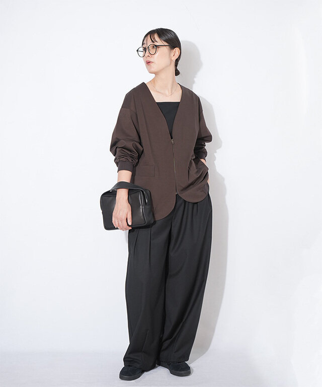 身長:165cm / カラー:44 brown / サイズ:48
