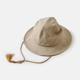 Nine Tailor｜ラミー リネン ヘリンボーン ハット “Gilly Hat” n-1060-nt-yh 帽子