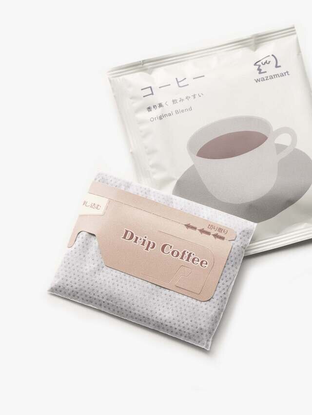 マグカップとお湯さえあれば、どこでも手軽に美味しいコーヒーを淹れられます。