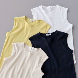 The Moss|LeQrotti Soft Rib タンクトップ【DM便発送可能】