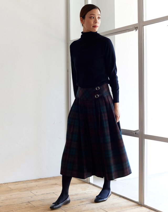 モデル168cm 着用カラー:ブラウンウォッチ