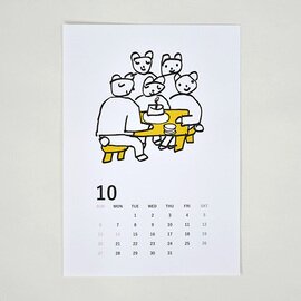 yamyam｜2024年 卓上カレンダー KUMA メール便対応