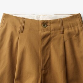 ASEEDONCLOUD｜HW wide trousers_Duck Camel