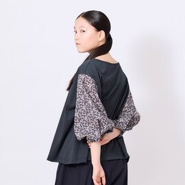utilite|LIBERTY×36Gウォッシュ天竺 ボリュームスリーブプルオーバー