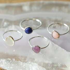 Palette2 重ねて、遊んで。私らしさを引き立てるナチュラルストーンリング。 kurashisha