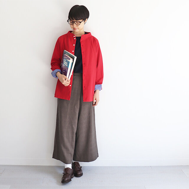 レッド / 2 着用、モデル身長:164cm