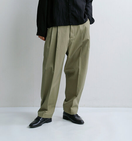 nicholson&nicholson|コットン ライトチノパンツ LENO-LC leno-lc