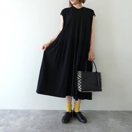 homspun|30/1天竺ノースリーブワンピース(251-6551)ホームスパン