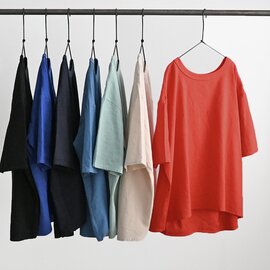 maillot|リネンコットン・バックタックTee