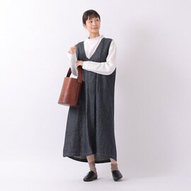 TUTIE.｜【期間限定 4周年記念SALE】リネンデニムジャンパースカート