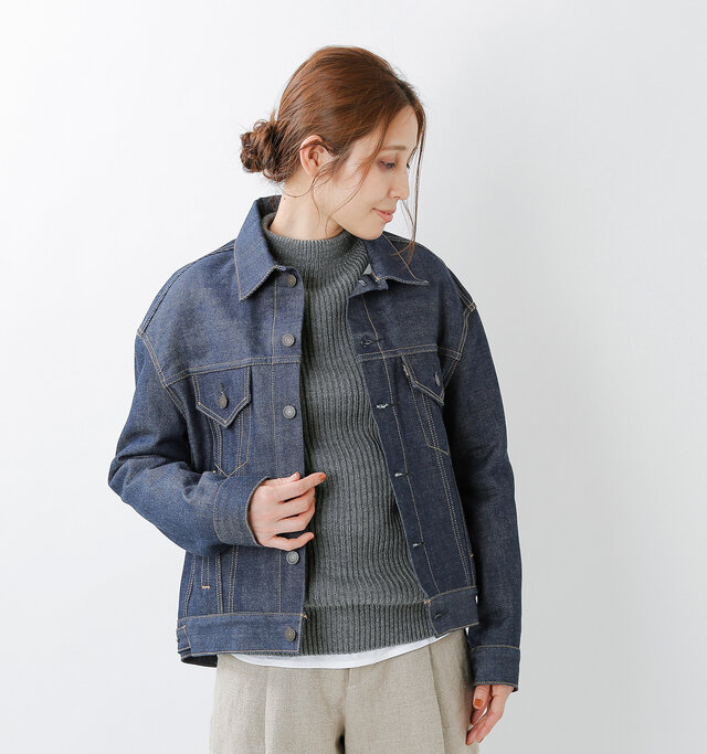 きりりと品がある。
オーセンティックな
デニムジャケット