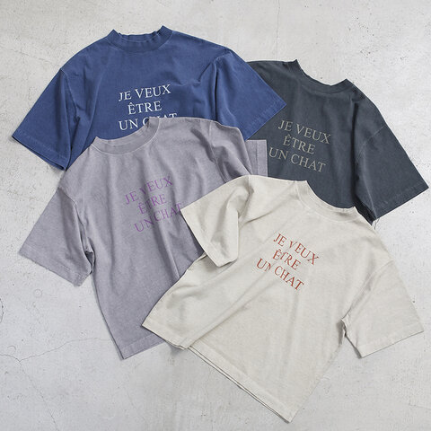 heavenly|ピグメントダイ プリント Tシャツ 2636154