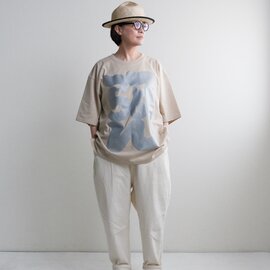 よつめ染布舎|巷文字プリントTシャツ「らーめん」