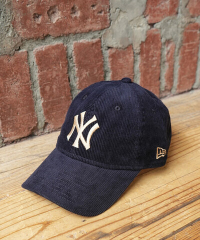 NEW ERA|9TWENTY Corduroy コーデュロイニューヨーク・ヤンキース ネイビー コーデュロイ ベースボールキャップ 帽子 15137234