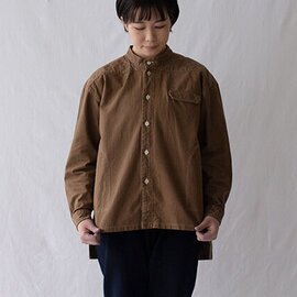 縁日|漆染のYAMA SHIRT 長袖 厚手 シャツジャケット ユニセックス